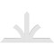 Ekena Millwork Richland Architectural Grade PVC Gable Bracket, 72"W x 42"H x 4"D x 6"F, 14/12 Pitch GBP072X42X0406RIC00 - alternate 4